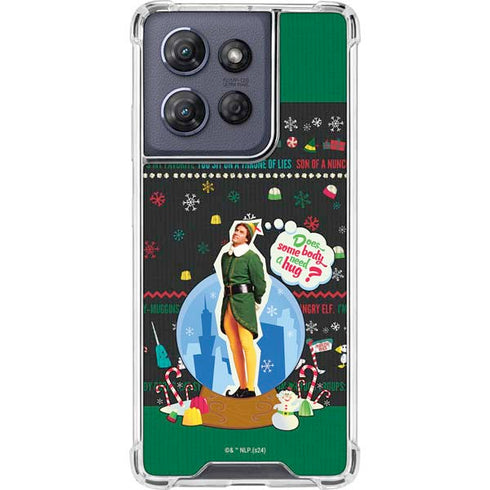 Elf Does Someone Need a Hug Moto G Power 5G (2025) Clear Case