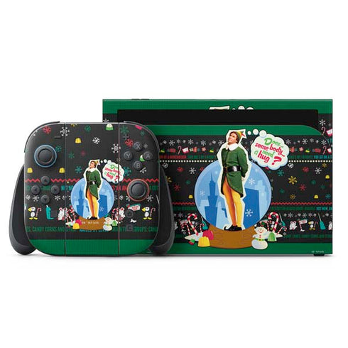 Elf Does Someone Need a Hug Nintendo Switch 2 (2025) with Joy-Con Skin