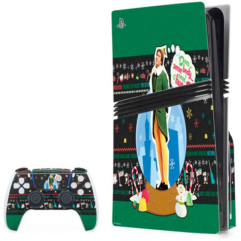 Elf Does Someone Need a Hug PS5 Pro Disk Bundle Skin