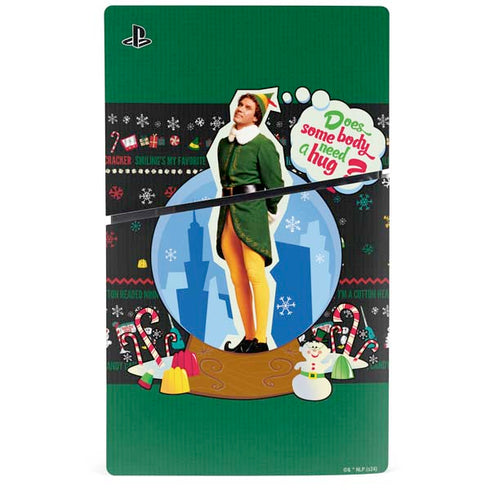 Elf Does Someone Need a Hug PS5 Slim Digital Edition Console Skin
