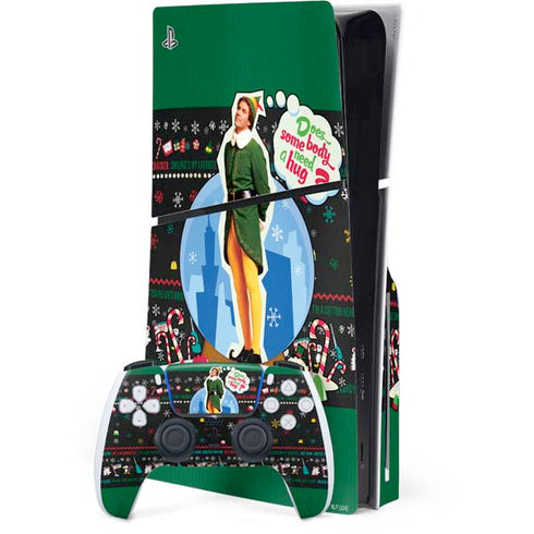 Elf Does Someone Need a Hug PlayStation PS5 Skins
