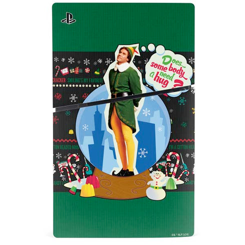 Elf Does Someone Need a Hug PS5 Slim Disk Console Skin