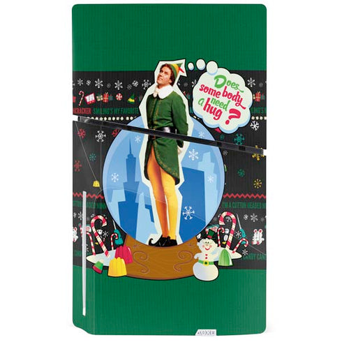 Elf Does Someone Need a Hug PS5 Slim Disk Console Skin