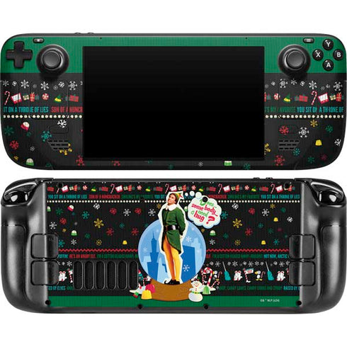 Elf Does Someone Need a Hug Steam Deck Handheld Gaming Computer OLED Skin