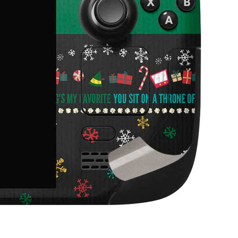 Elf Does Someone Need a Hug Steam Deck Handheld Gaming Computer OLED Skin