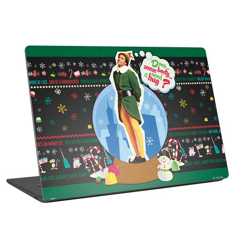 Elf Does Someone Need a Hug Universal Laptop 16.6in (13.4 x 9.7in) Skin