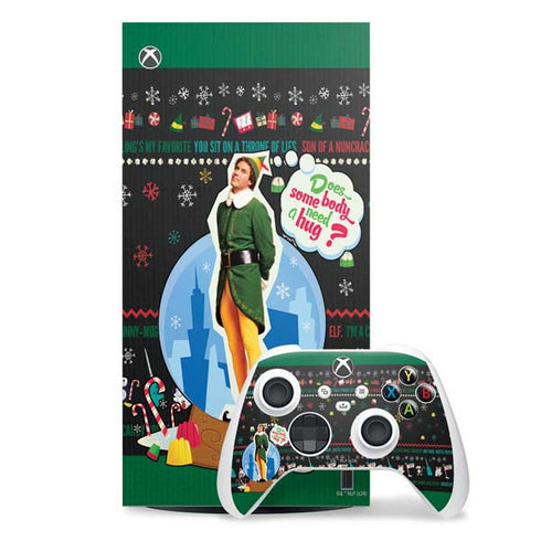 Elf Does Someone Need a Hug XBox Series X Digital Edition Bundle Skin
