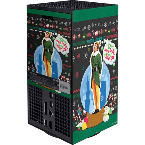 Elf Does Someone Need a Hug XBox Series X Digital Edition Bundle Skin