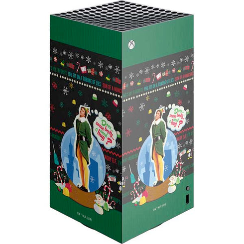 Elf Does Someone Need a Hug XBox Series X Digital Edition Console Skin
