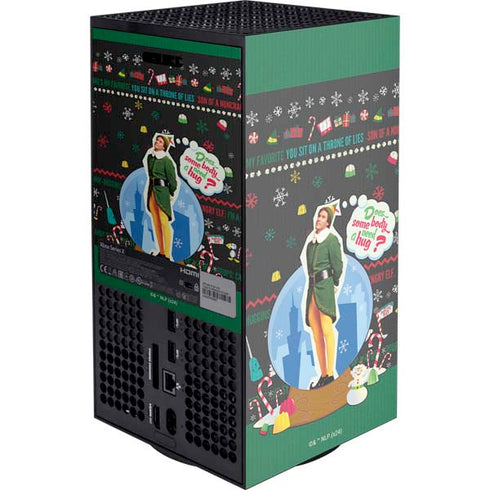 Elf Does Someone Need a Hug XBox Series X Digital Edition Console Skin