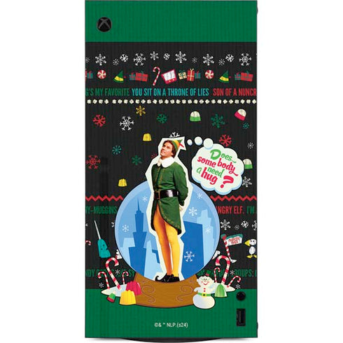 Elf Does Someone Need a Hug XBox Series X Digital Edition Console Skin