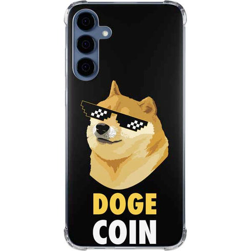 Doge Coin Crypto Galaxy A35 5G Clear Case