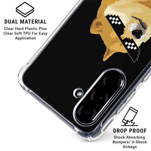 Doge Coin Crypto Galaxy A36 5G Clear Case