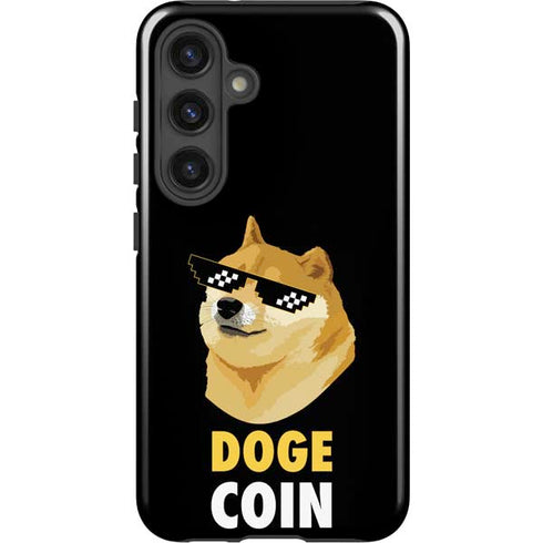 Doge Coin Crypto Galaxy S25 Impact Case