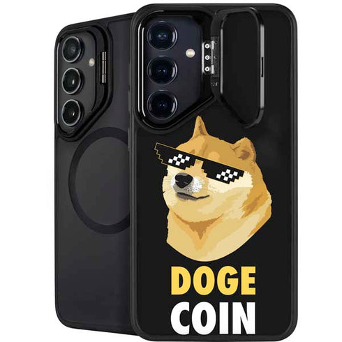 Doge Coin Crypto Galaxy S25 Kickstand Case