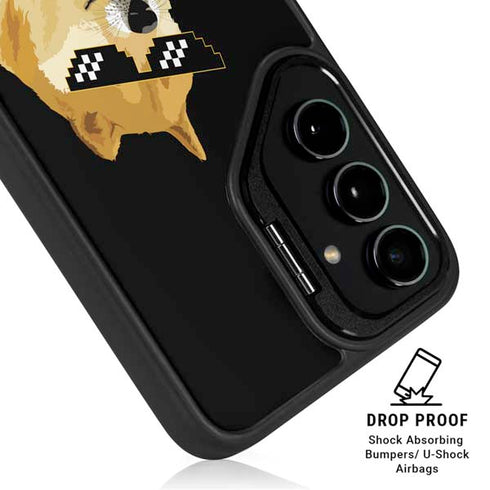 Doge Coin Crypto Galaxy S25 Kickstand Case