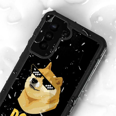Doge Coin Crypto Galaxy S24 Plus Waterproof Case