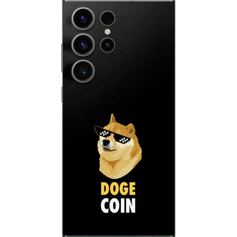 Doge Coin Crypto Galaxy S24 Ultra Skin