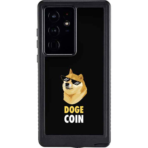 Doge Coin Crypto Galaxy S24 Ultra Waterproof Case