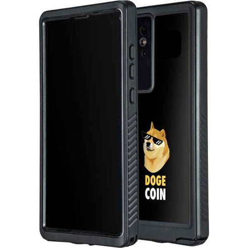 Doge Coin Crypto Galaxy S24 Ultra Waterproof Case
