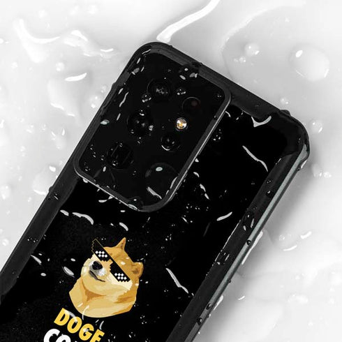 Doge Coin Crypto Galaxy S24 Ultra Waterproof Case