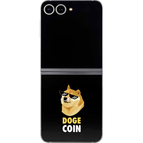 Doge Coin Crypto Galaxy Z Flip6 Skin