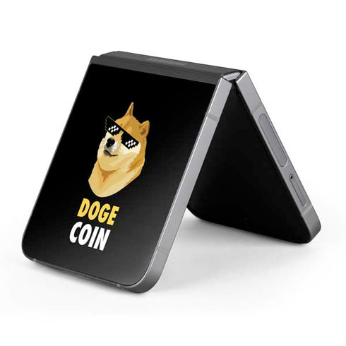 Doge Coin Crypto Galaxy Z Flip6 Skin