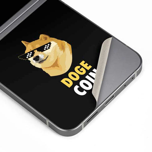 Doge Coin Crypto Galaxy Z Flip6 Skin