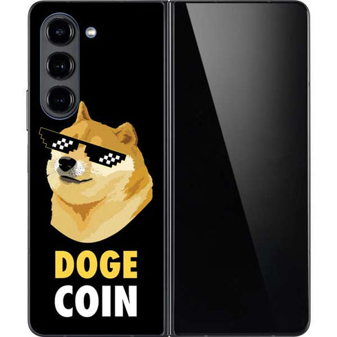 Doge Coin Crypto Galaxy Z Fold5 5G Skin
