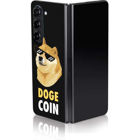 Doge Coin Crypto Galaxy Z Fold5 5G Skin
