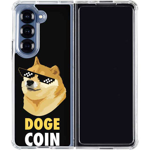 Doge Coin Crypto Galaxy Z Fold6 Clear Case