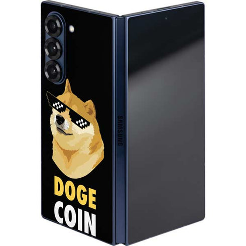 Doge Coin Crypto Galaxy Z Fold6 Skin