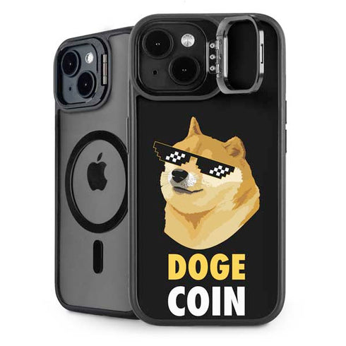 Doge Coin Crypto iPhone 14 Kickstand Case