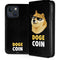 Doge Coin Crypto iPhone 15 Plus Folio Case