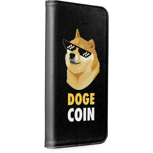 Doge Coin Crypto iPhone 15 Pro Max Folio Case