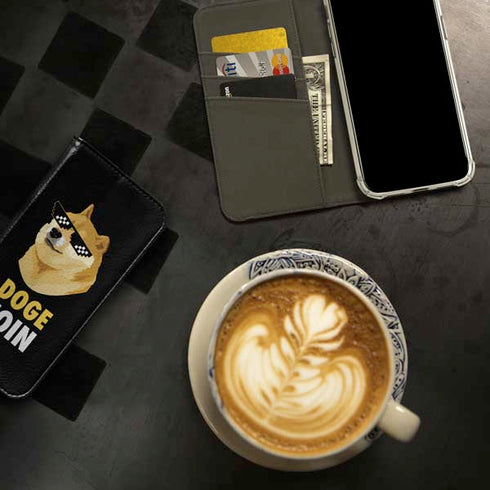 Doge Coin Crypto iPhone 15 Pro Max Folio Case