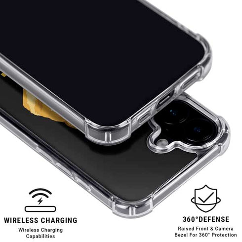 Doge Coin Crypto iPhone 16 Plus Clear Case