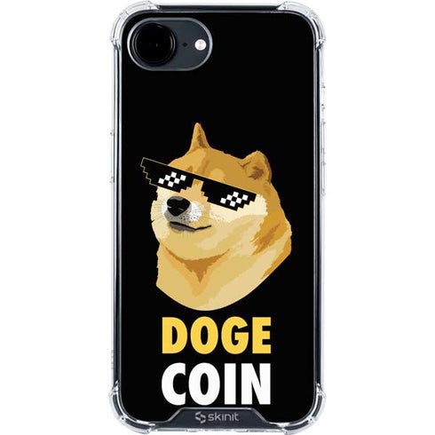 Doge Coin Crypto iPhone 16e Clear Case