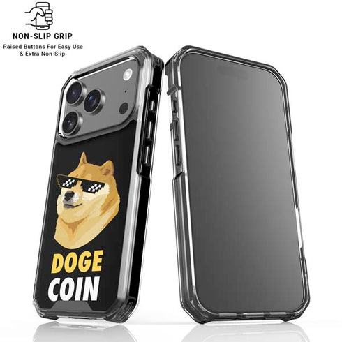 Doge Coin Crypto iPhone 18 Pro Clear Case