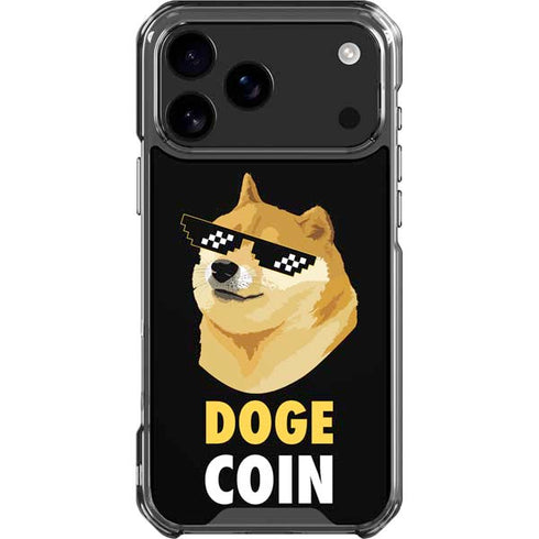 Doge Coin Crypto iPhone 18 Pro Max Clear Case