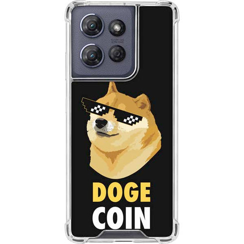 Doge Coin Crypto Moto G 5G (2025) Clear Case