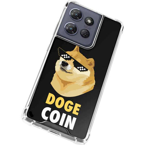 Doge Coin Crypto Moto G 5G (2025) Clear Case