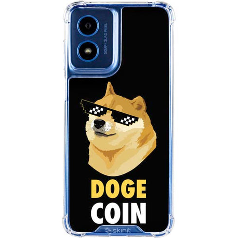 Doge Coin Crypto Moto G 5G (2024) Clear Case