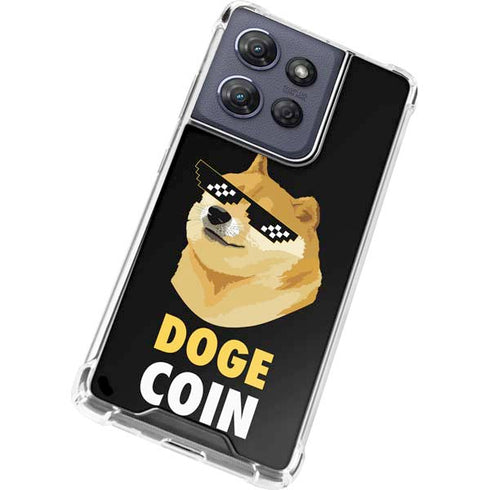 Doge Coin Crypto Moto G Play 5G (2025) Clear Case