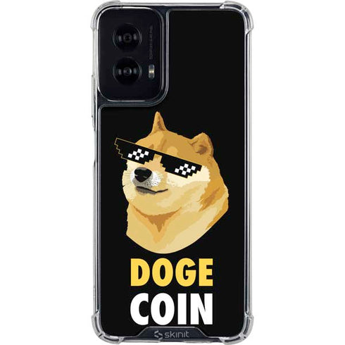 Doge Coin Crypto Moto G Power 5G (2024) Clear Case