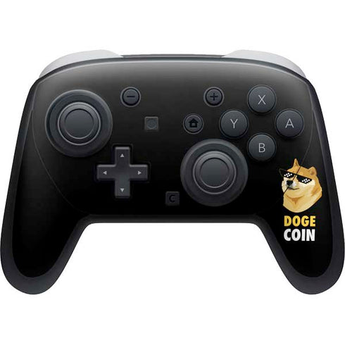 Doge Coin Crypto Nintendo Switch 2 (2025) Pro Controller Skin