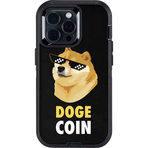 Doge Coin Crypto Otterbox Defender iPhone Skin
