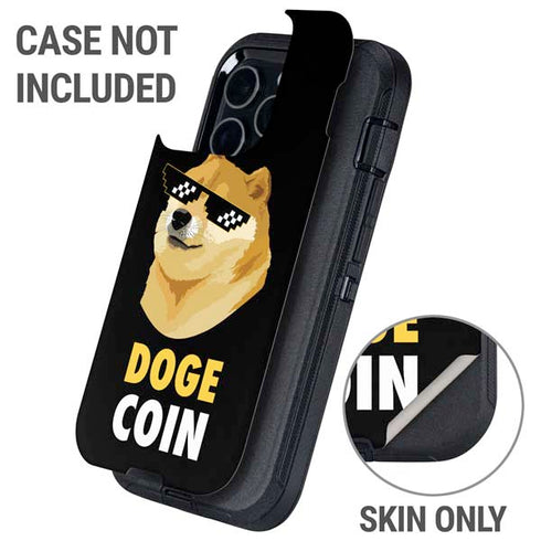 Doge Coin Crypto Otterbox Defender iPhone Skin