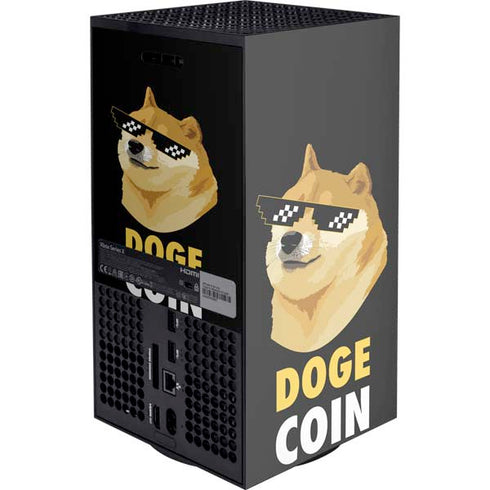 Doge Coin Crypto XBox Series X Digital Edition Console Skin