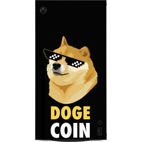 Doge Coin Crypto XBox Series X Digital Edition Console Skin